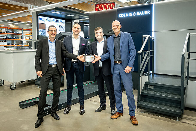 Foto 2: Michael Scheu, Konstantin Schmidtke, Frank Nowak, Dirk Winkler
